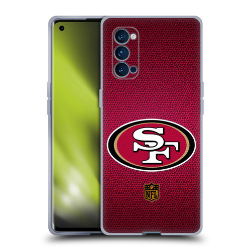 NFL San Francisco 49Ers Logo Football Soft Gel Case for OPPO Reno 4 Pro 5G