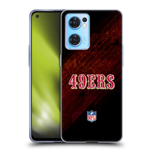 NFL San Francisco 49Ers Logo Blur Soft Gel Case for OPPO Reno7 5G / Find X5 Lite