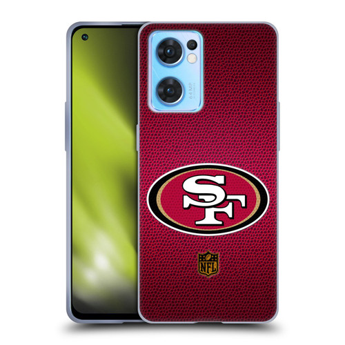 NFL San Francisco 49Ers Logo Football Soft Gel Case for OPPO Reno7 5G / Find X5 Lite
