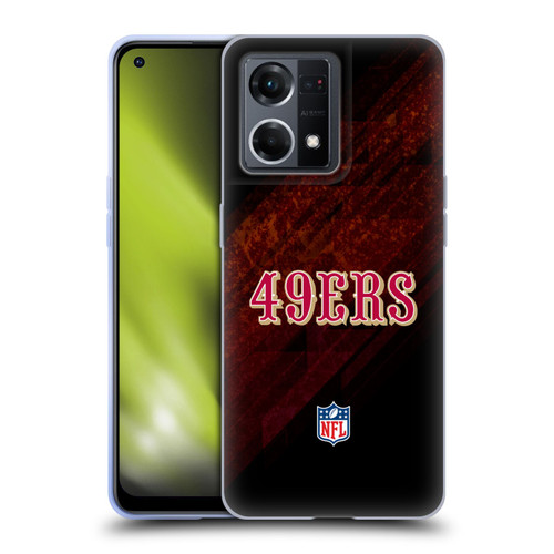 NFL San Francisco 49Ers Logo Blur Soft Gel Case for OPPO Reno8 4G