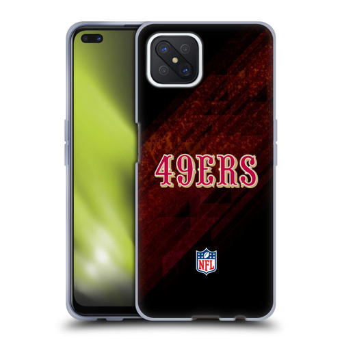 NFL San Francisco 49Ers Logo Blur Soft Gel Case for OPPO Reno4 Z 5G