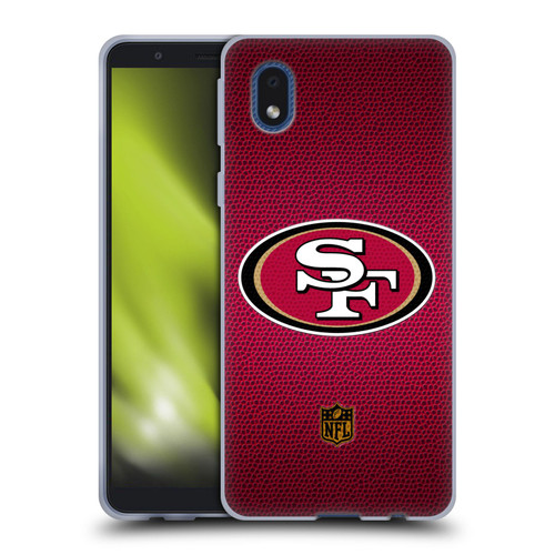 NFL San Francisco 49Ers Logo Football Soft Gel Case for Samsung Galaxy A01 Core (2020)