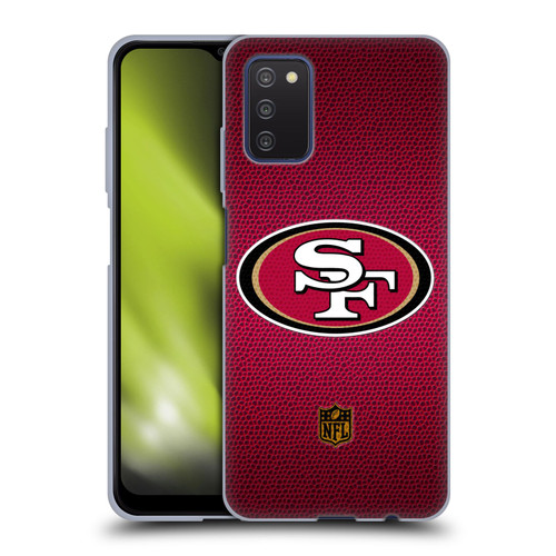NFL San Francisco 49Ers Logo Football Soft Gel Case for Samsung Galaxy A03s (2021)