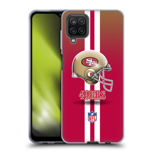 NFL San Francisco 49Ers Logo Helmet Soft Gel Case for Samsung Galaxy A12 (2020)