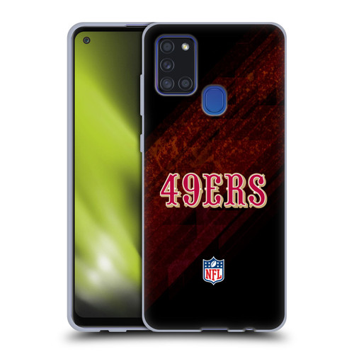 NFL San Francisco 49Ers Logo Blur Soft Gel Case for Samsung Galaxy A21s (2020)