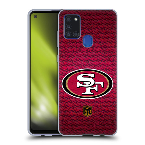 NFL San Francisco 49Ers Logo Football Soft Gel Case for Samsung Galaxy A21s (2020)