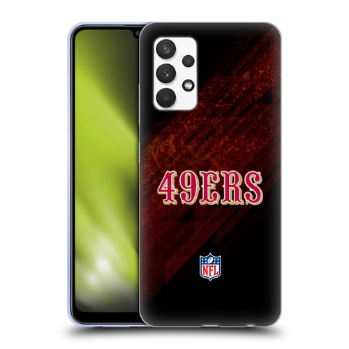 NFL San Francisco 49Ers Logo Blur Soft Gel Case for Samsung Galaxy A32 (2021)