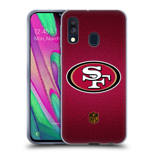 NFL San Francisco 49Ers Logo Football Soft Gel Case for Samsung Galaxy A40 (2019)