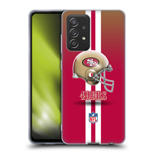 NFL San Francisco 49Ers Logo Helmet Soft Gel Case for Samsung Galaxy A52 / A52s / 5G (2021)