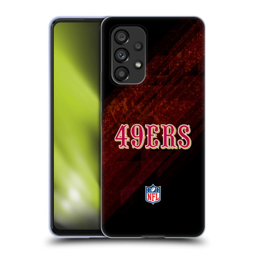 NFL San Francisco 49Ers Logo Blur Soft Gel Case for Samsung Galaxy A53 5G (2022)