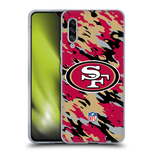 NFL San Francisco 49Ers Logo Camou Soft Gel Case for Samsung Galaxy A90 5G (2019)
