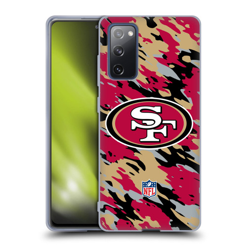 NFL San Francisco 49Ers Logo Camou Soft Gel Case for Samsung Galaxy S20 FE / 5G
