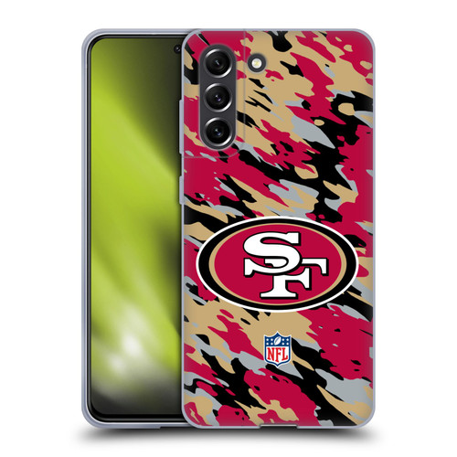 NFL San Francisco 49Ers Logo Camou Soft Gel Case for Samsung Galaxy S21 FE 5G
