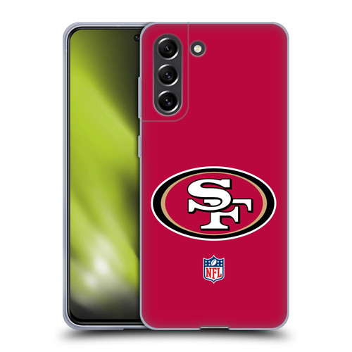 NFL San Francisco 49Ers Logo Plain Soft Gel Case for Samsung Galaxy S21 FE 5G