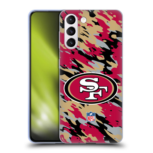 NFL San Francisco 49Ers Logo Camou Soft Gel Case for Samsung Galaxy S21+ 5G