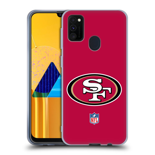 NFL San Francisco 49Ers Logo Plain Soft Gel Case for Samsung Galaxy M30s (2019)/M21 (2020)