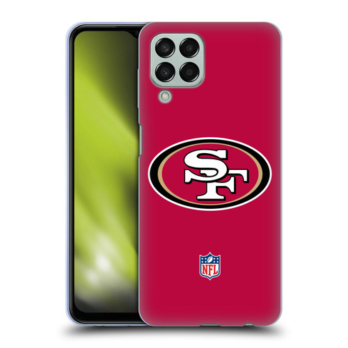 NFL San Francisco 49Ers Logo Plain Soft Gel Case for Samsung Galaxy M33 (2022)
