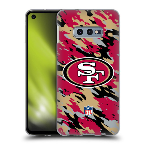 NFL San Francisco 49Ers Logo Camou Soft Gel Case for Samsung Galaxy S10e