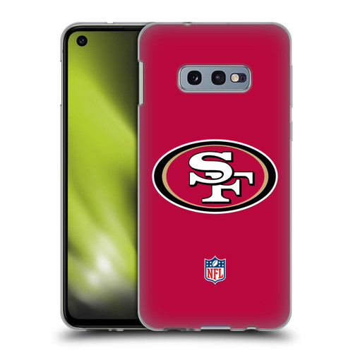NFL San Francisco 49Ers Logo Plain Soft Gel Case for Samsung Galaxy S10e