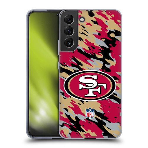 NFL San Francisco 49Ers Logo Camou Soft Gel Case for Samsung Galaxy S22+ 5G