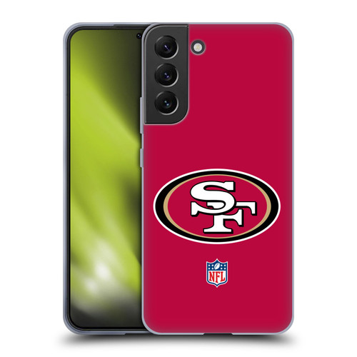 NFL San Francisco 49Ers Logo Plain Soft Gel Case for Samsung Galaxy S22+ 5G