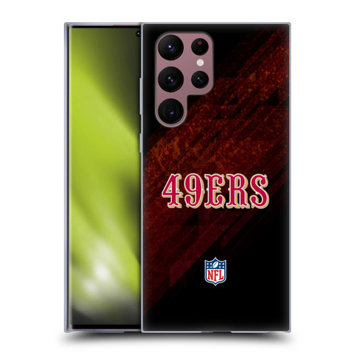 NFL San Francisco 49Ers Logo Blur Soft Gel Case for Samsung Galaxy S22 Ultra 5G