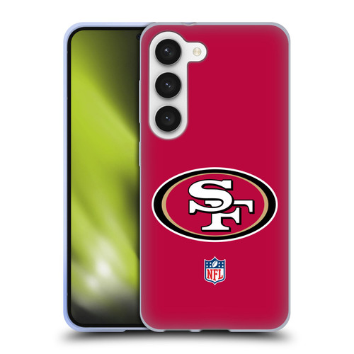 NFL San Francisco 49Ers Logo Plain Soft Gel Case for Samsung Galaxy S23 5G