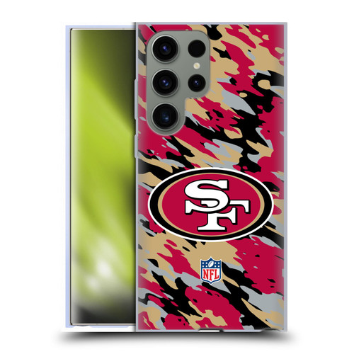 NFL San Francisco 49Ers Logo Camou Soft Gel Case for Samsung Galaxy S23 Ultra 5G