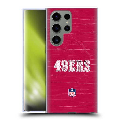 NFL San Francisco 49Ers Logo Distressed Look Soft Gel Case for Samsung Galaxy S23 Ultra 5G