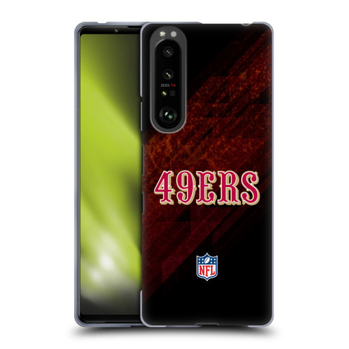 NFL San Francisco 49Ers Logo Blur Soft Gel Case for Sony Xperia 1 III