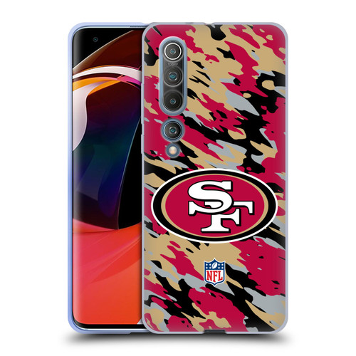 NFL San Francisco 49Ers Logo Camou Soft Gel Case for Xiaomi Mi 10 5G / Mi 10 Pro 5G