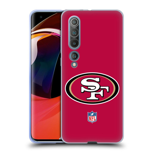NFL San Francisco 49Ers Logo Plain Soft Gel Case for Xiaomi Mi 10 5G / Mi 10 Pro 5G