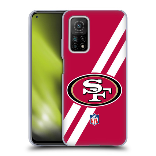 NFL San Francisco 49Ers Logo Stripes Soft Gel Case for Xiaomi Mi 10T 5G