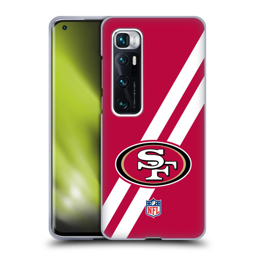 NFL San Francisco 49Ers Logo Stripes Soft Gel Case for Xiaomi Mi 10 Ultra 5G