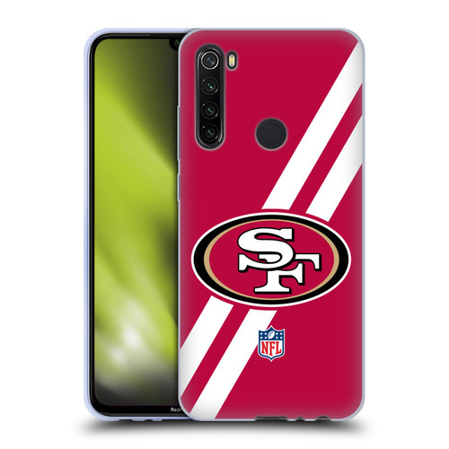NFL San Francisco 49Ers Logo Stripes Soft Gel Case for Xiaomi Redmi Note 8T