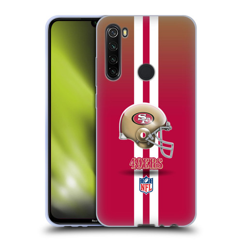 NFL San Francisco 49Ers Logo Helmet Soft Gel Case for Xiaomi Redmi Note 8T
