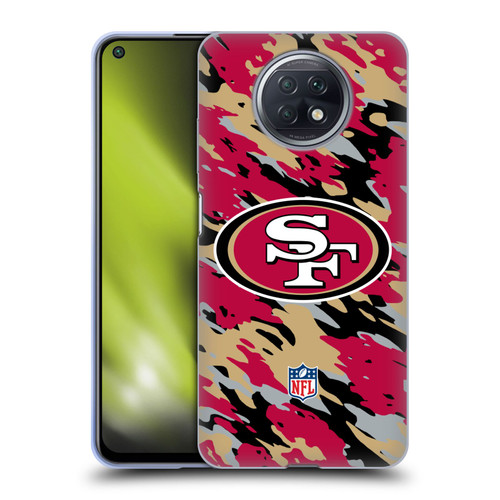 NFL San Francisco 49Ers Logo Camou Soft Gel Case for Xiaomi Redmi Note 9T 5G