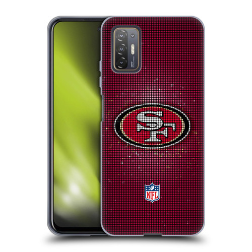NFL San Francisco 49ers Artwork LED Soft Gel Case for HTC Desire 21 Pro 5G