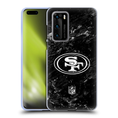 NFL San Francisco 49ers Artwork Marble Soft Gel Case for Huawei P40 5G