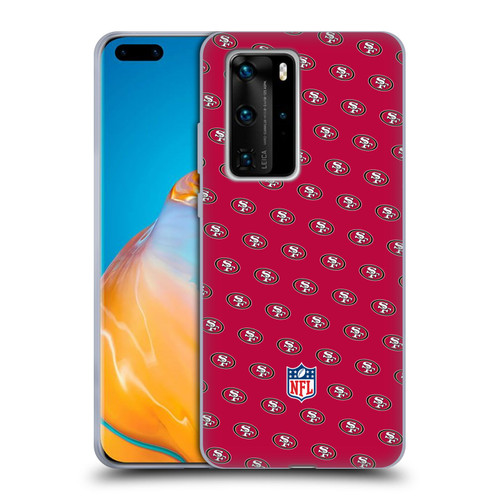 NFL San Francisco 49ers Artwork Patterns Soft Gel Case for Huawei P40 Pro / P40 Pro Plus 5G