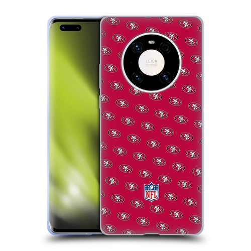 NFL San Francisco 49ers Artwork Patterns Soft Gel Case for Huawei Mate 40 Pro 5G