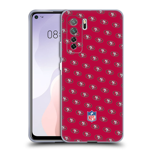 NFL San Francisco 49ers Artwork Patterns Soft Gel Case for Huawei Nova 7 SE/P40 Lite 5G