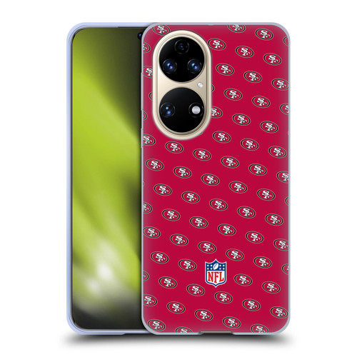 NFL San Francisco 49ers Artwork Patterns Soft Gel Case for Huawei P50
