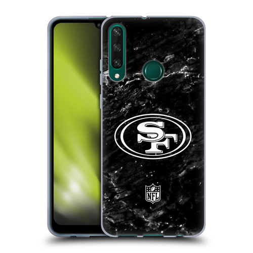 NFL San Francisco 49ers Artwork Marble Soft Gel Case for Huawei Y6p