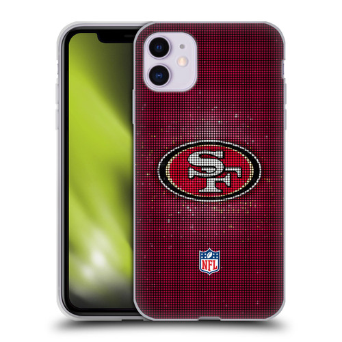 NFL San Francisco 49ers Artwork LED Soft Gel Case for Apple iPhone 11