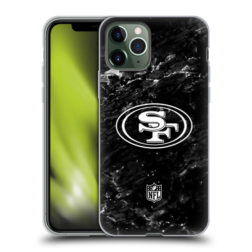 NFL San Francisco 49ers Artwork Marble Soft Gel Case for Apple iPhone 11 Pro