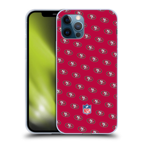 NFL San Francisco 49ers Artwork Patterns Soft Gel Case for Apple iPhone 12 / iPhone 12 Pro