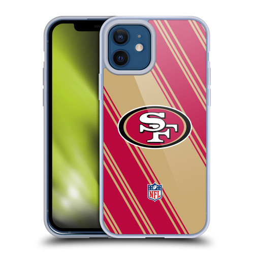 NFL San Francisco 49ers Artwork Stripes Soft Gel Case for Apple iPhone 12 / iPhone 12 Pro NFL San Francisco 49ers Artwork Stripes Soft Gel Case for Apple iPhone 12 / iPhone 12 Pro