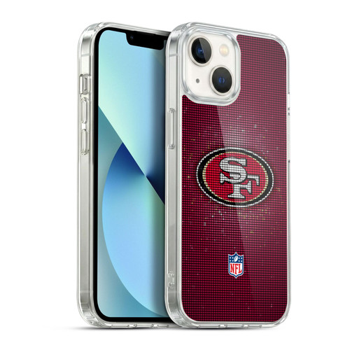 NFL San Francisco 49ers Artwork LED Soft Gel Case for Apple iPhone 13