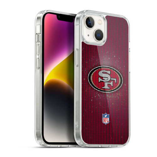 NFL San Francisco 49ers Artwork LED Soft Gel Case for Apple iPhone 14 Plus